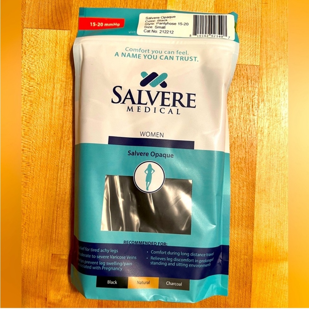 Black Opaque Compression Hose